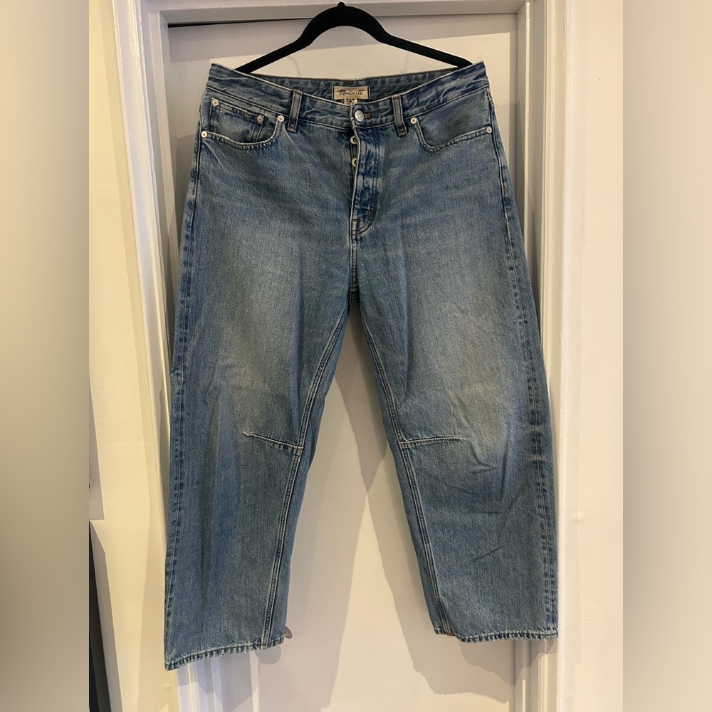 Madewell Darted Barrel Jean